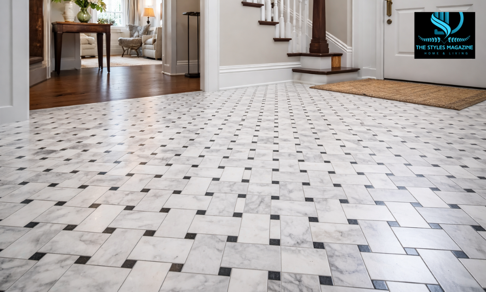 Chatham NJ Basket Weave Marble