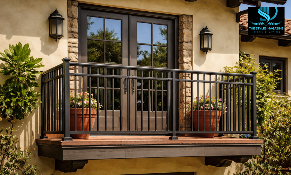 Mission Style Wrought Iron Balcony