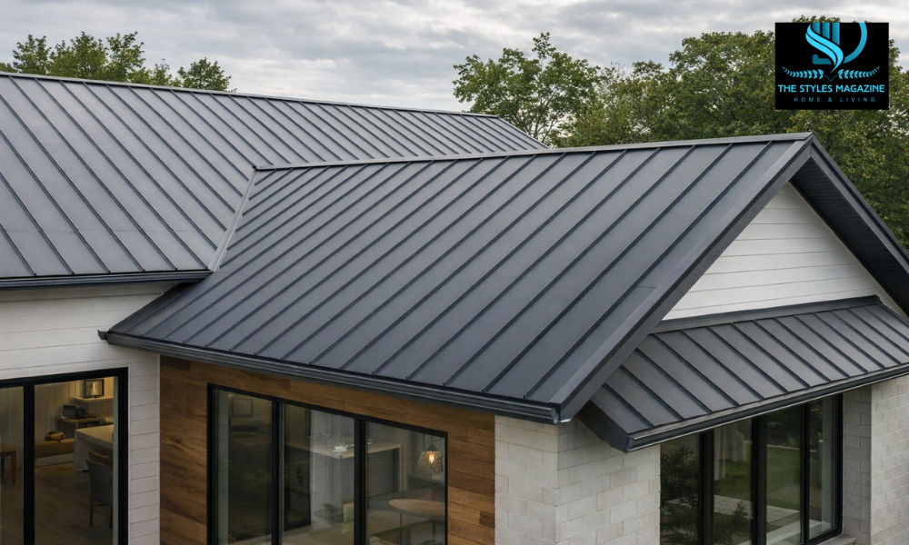 Modern Metal Pewter Roof