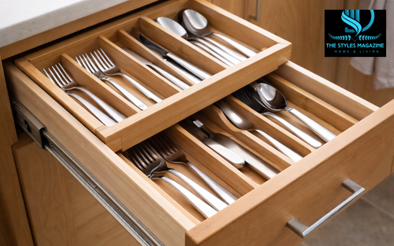 14x18 cutlery tray two tier