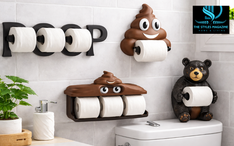 Poop Toilet Paper Holder
