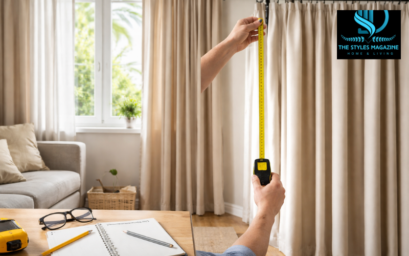 how to measure for curtains