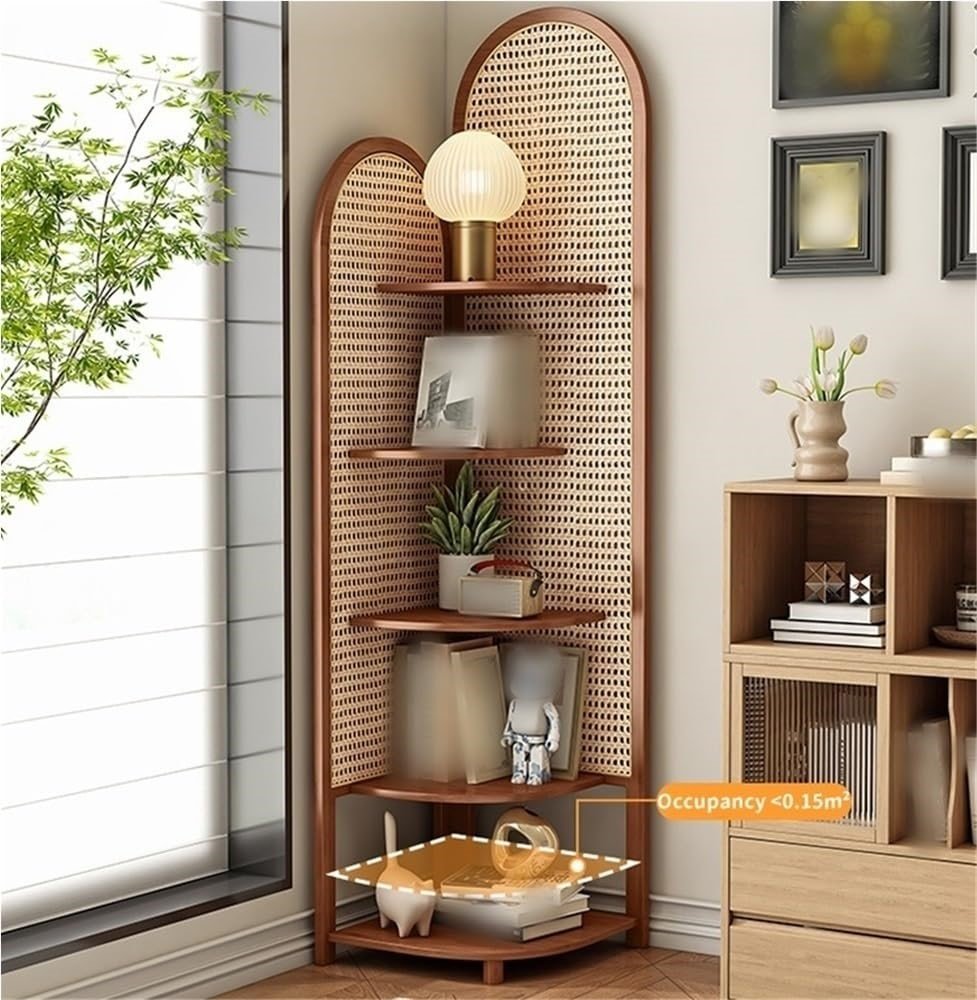 rattan bookshelf 