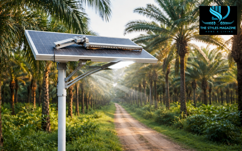 Self Cleaning Street Light Palm Oil