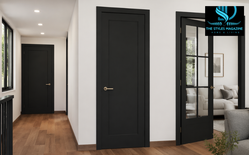 black door interior design