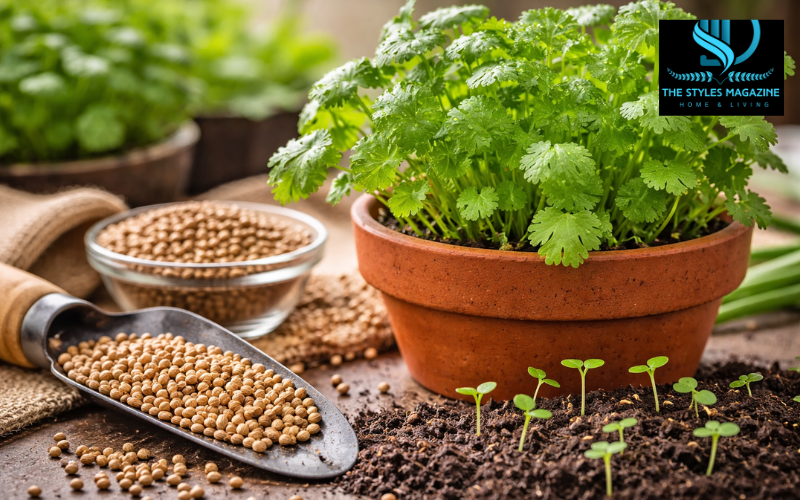 coriander seeds grow cilantro