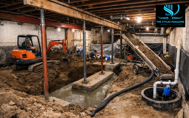 crawlspace to basement conversion