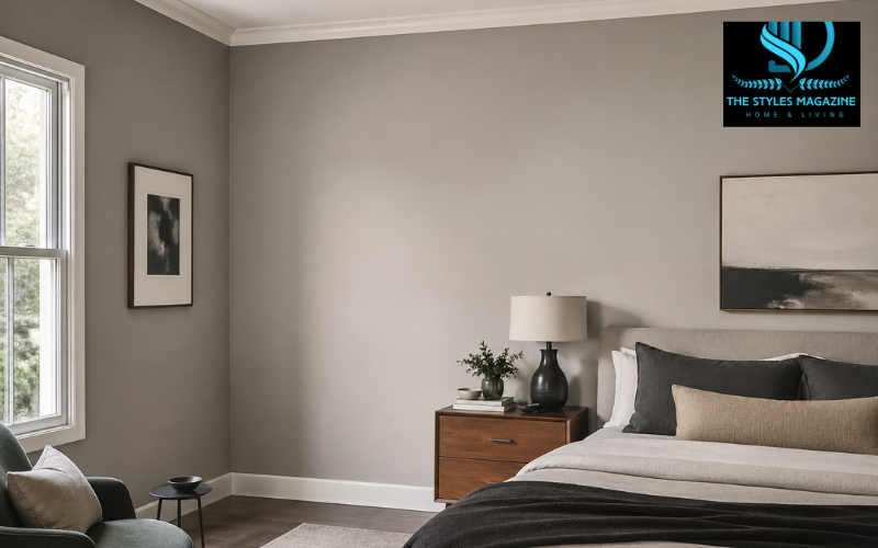 flat paint on walls
