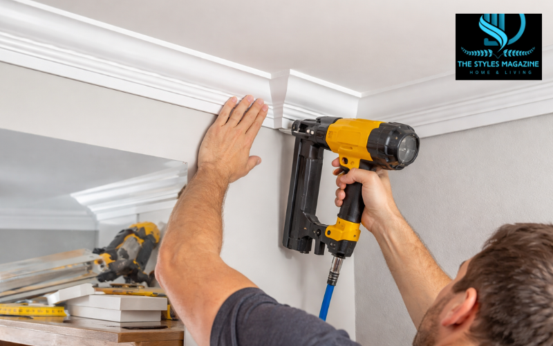 how to install crown molding