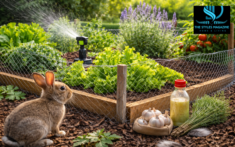how to keep rabbits away from gardens