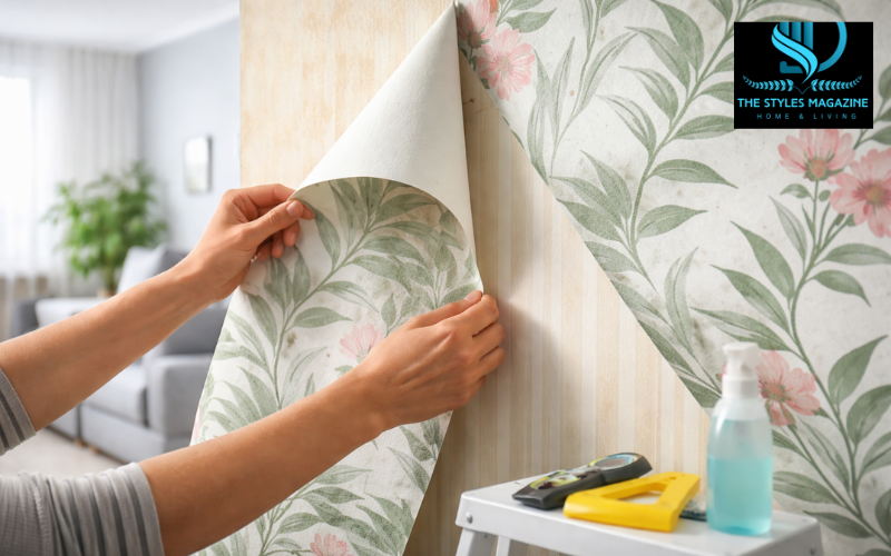 peel and stick wallpaper on wallpaper