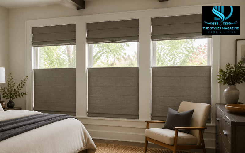 top down roman shades