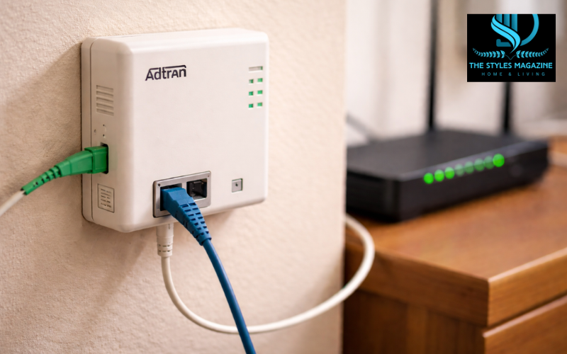 what is the adtran box plugged into the wall