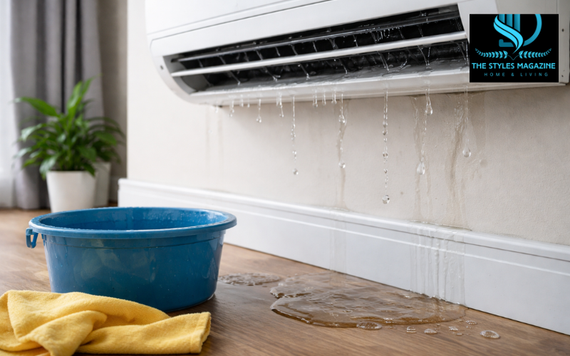 why is my ac leaking water