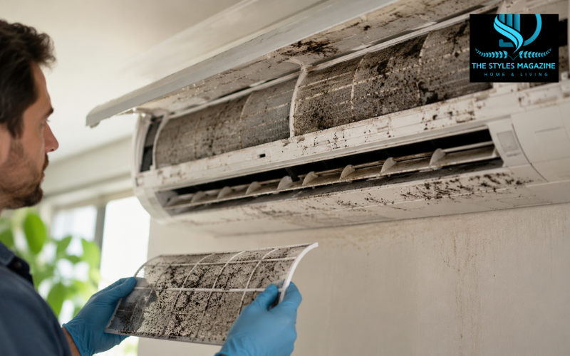 air conditioner with mold