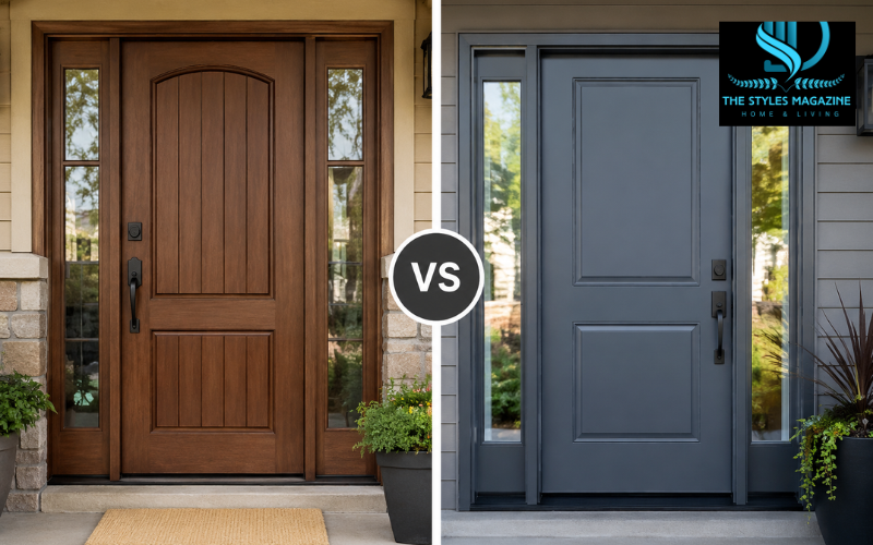 fiberglass vs steel door