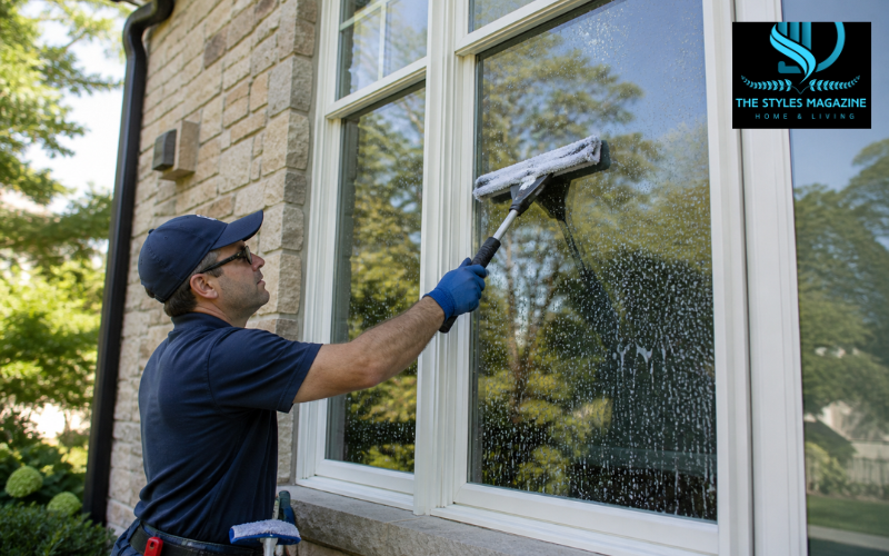 how to clean outside windows