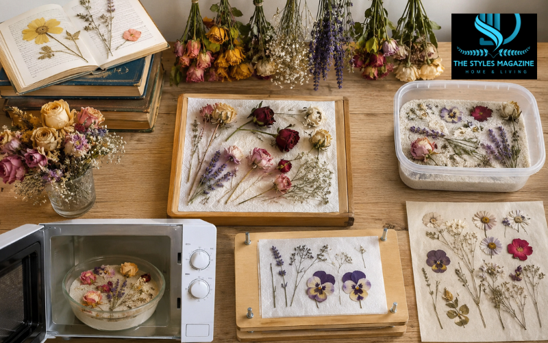 how to dry flowers