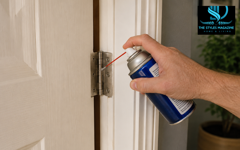 how to fix squeaky door