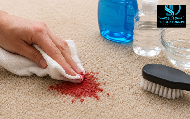 how to get paint out of carpet