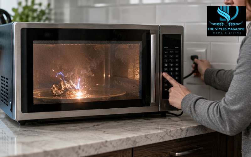 microwave sparking