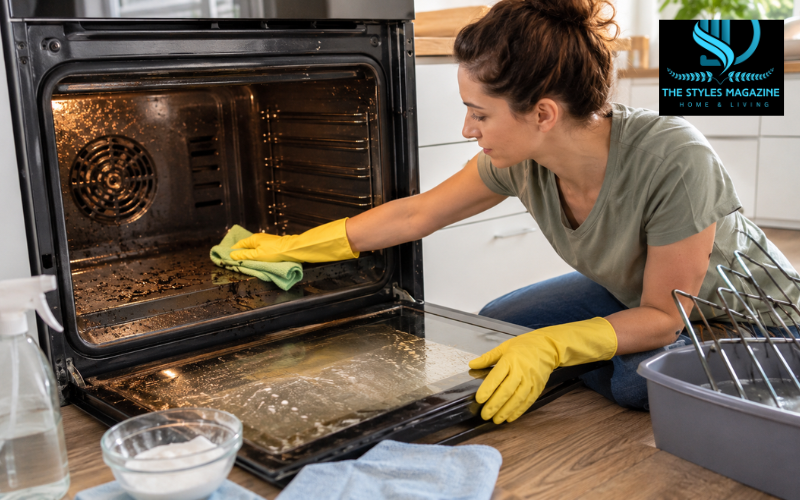 how to clean an oven