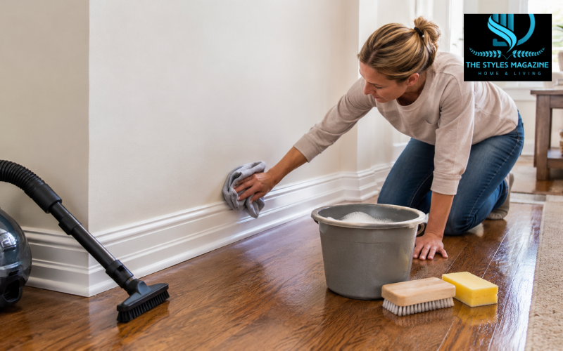 how to clean baseboards
