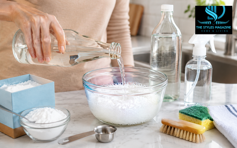 vinegar and baking soda