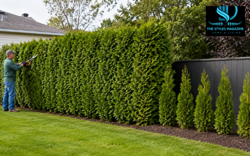 arborvitae hedge