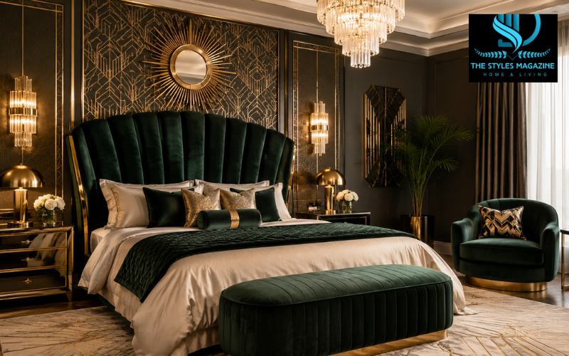 art deco bedroom