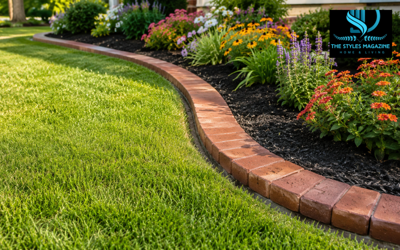 brick garden edging
