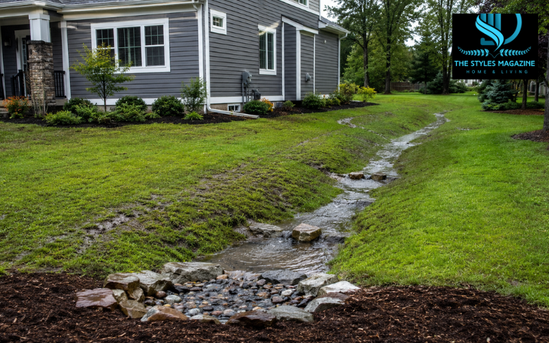 drainage swale