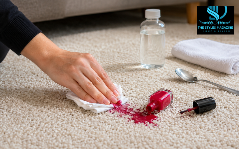 how do you get nail varnish out of carpet