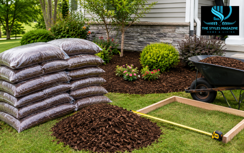 how many bags of mulch in a yard