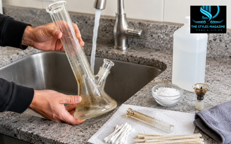 how to clean a bong