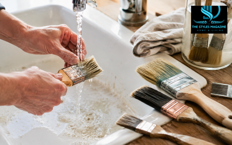 how to clean paint brushes