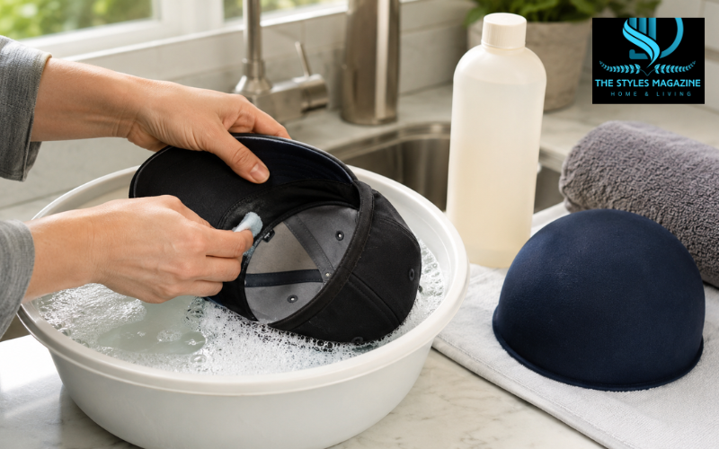 how to wash a baseball cap