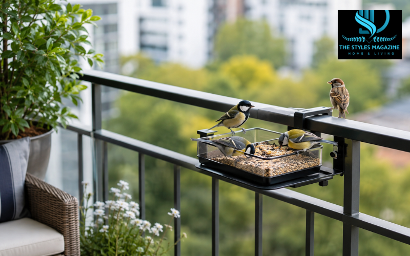 balcony bird feeder