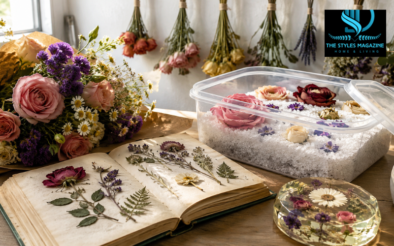 how to preserve flowers