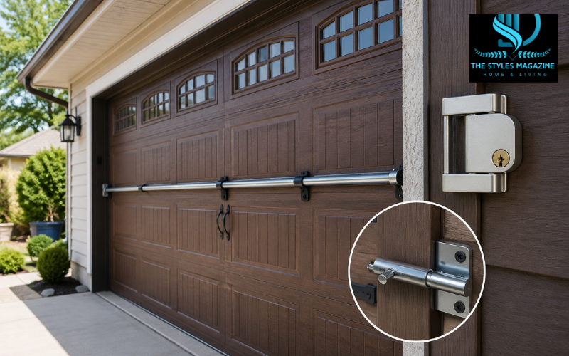 how to secure garage door