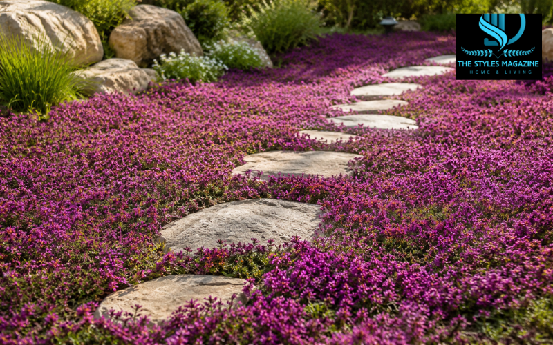 red creeping thyme