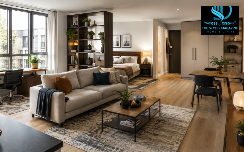 studio apartment layout