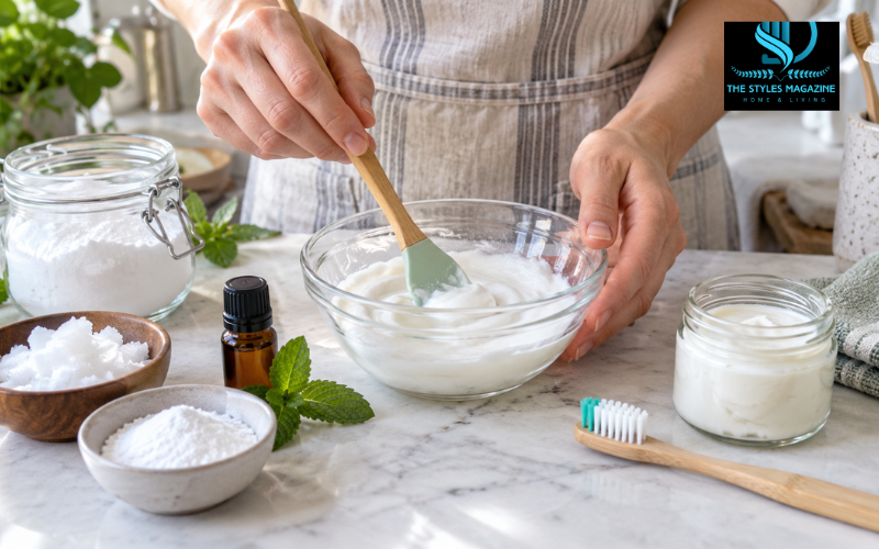 how to make natural toothpaste