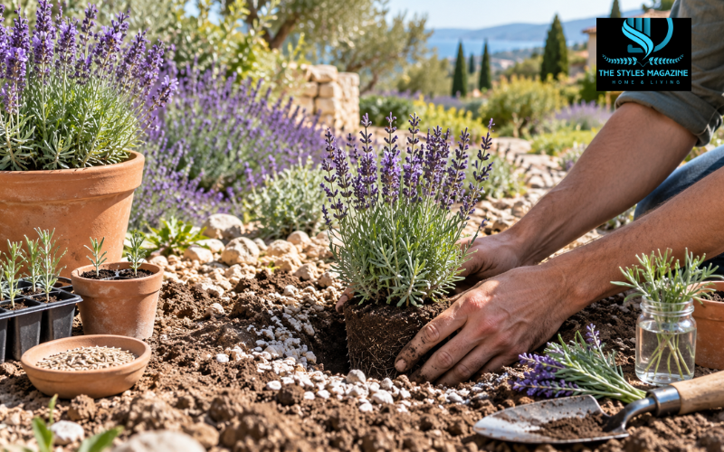 how to plant lavender