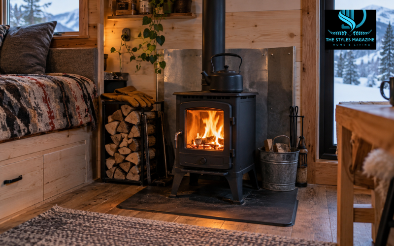 mini wood stove