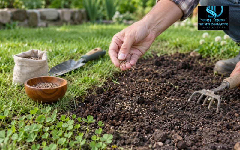 planting white clover seeds